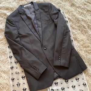 Boys charcoal 3 piece suit
